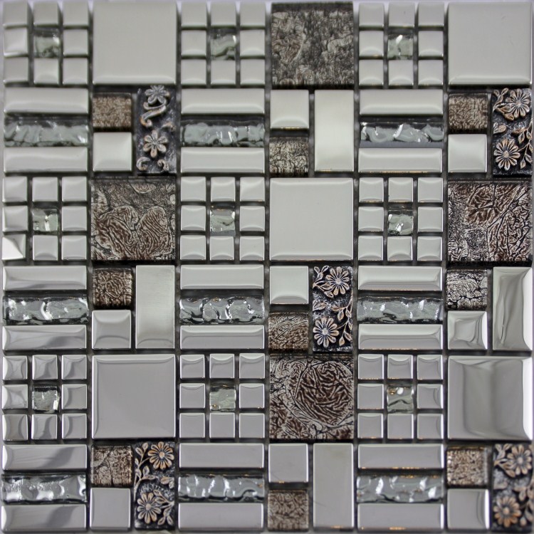 crystal glass mosaics tile mosaic kitchen backsplash wall designs ...